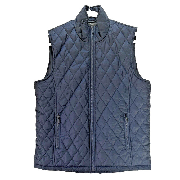 ET/TU Other - ET/TU Puff Vest Men's M Blue Puffer Lightweight Padded Zip Pockets Golf Outdoors